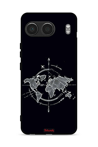 Tolwak غطاء حماية لهاتف OnePlus Nord 4 5G برسومات البوصلة
