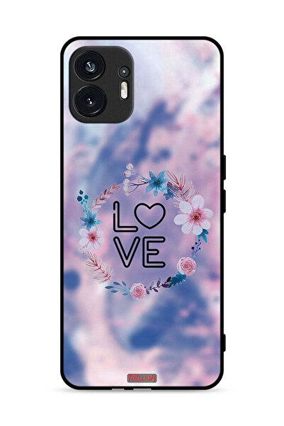 Tolwak غطاء حماية لهاتف Nothing Phone (2) 5G بتصميم خاتم Love In Flowers