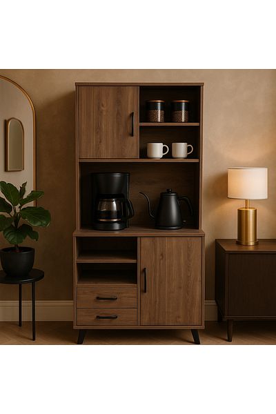 Kreslo Multi-purpose wooden coffee corner - Width: 80 cm Height: 180 cm Depth: 40 cm