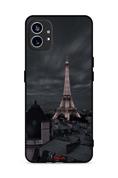 Tolwak غطاء حماية لهاتف Nothing Phone (1) 5G بتصميم برج إيفل في الليل