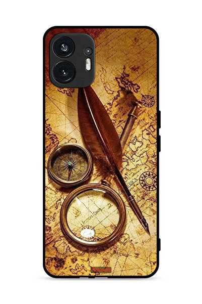 Tolwak غطاء حماية لهاتف Nothing Phone (2) 5G بوصلة عتيقة