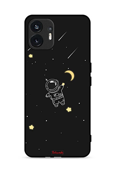 Tolwak Nothing Phone (2) 5G Protective Case Cover Astronaut Art Clip