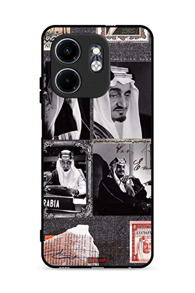 Tolwak غطاء حماية لهاتف إنفينيكس سمارت 9 4G، ملصق الملك فيصل العتيق