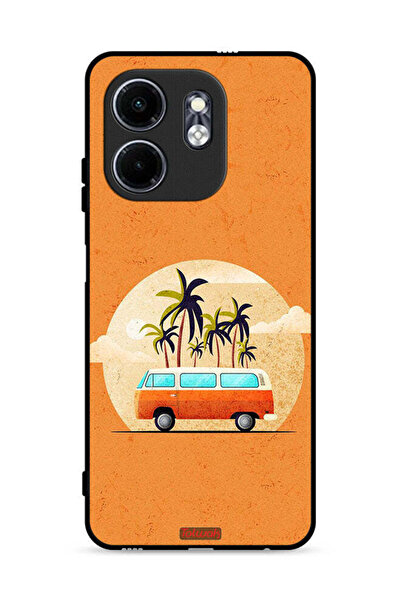 Tolwak غطاء حماية لهاتف Infinix Smart 9 4G برسومات حافلة فنية