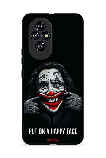 Tolwak غطاء حماية لهاتف Honor 200 5G بوجه سعيد