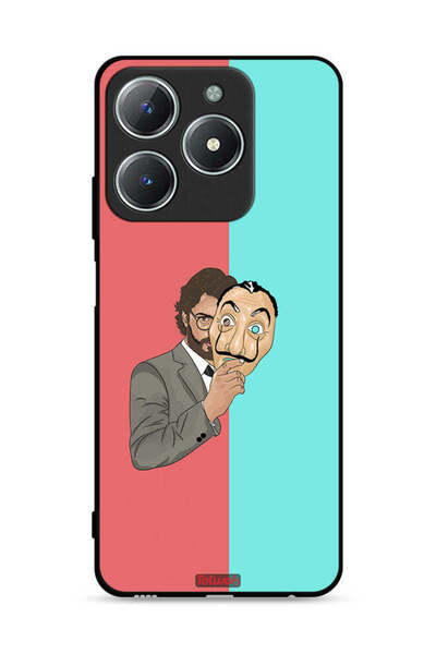 Tolwak غطاء حماية لهاتف Realme C63 4G من تصميم البروفيسور آرت