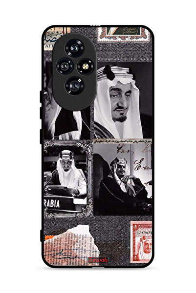 Tolwak غطاء حماية لهاتف Honor 200 5G، ملصق الملك فيصل العتيق