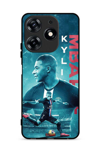 Tolwak غطاء حماية لهاتف تكنو سبارك 10 برو 4G مع ملصق مبابي