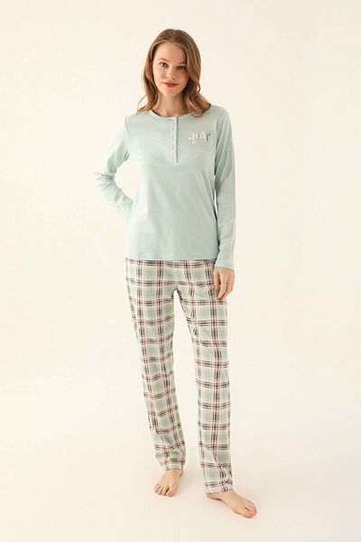 Pierre Cardin Women's Double Suit - Light Mint