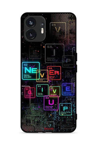 Tolwak Nothing Phone (2) 5G Protective Case Cover Never Give Up Art