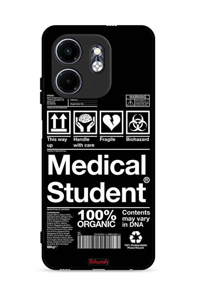 Tolwak غطاء حماية لهاتف Infinix Hot 50i 4G، ملصق طالب الطب