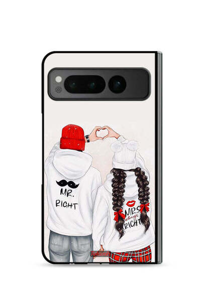 Tolwak غطاء حماية لجهاز Google Pixel Fold 5G - يمين ويمين دائمًا