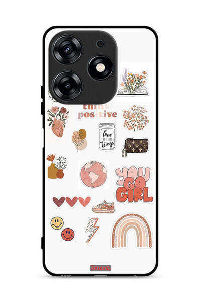 Tolwak غطاء حماية لهاتف Tecno Spark 10 Pro 4G بتصميم You Go Girl