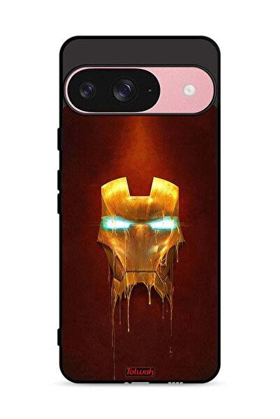 Tolwak غطاء حماية لهاتف Google Pixel 9 من Iron Man Marvel Comics