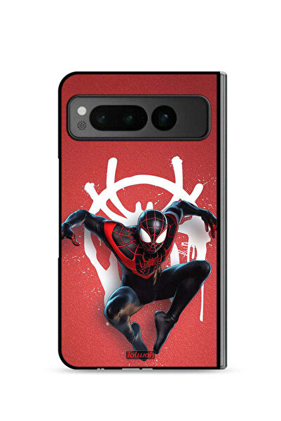 Tolwak غطاء حماية لجهاز جوجل بيكسل فولد 5G بتصميم سبايدرمان