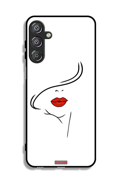 Tolwak غطاء حماية لهاتف Samsung Galaxy M16 5G برسومات وجه فتاة