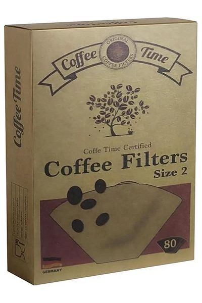 STOREMAX Certified filter coffee paper filters 1/2 number 2 pack of 80