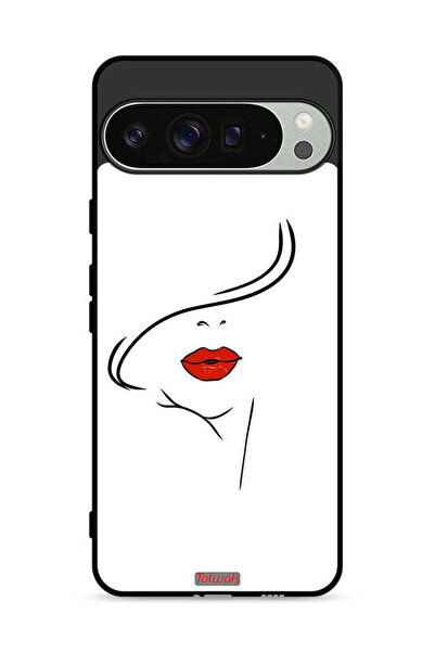 Tolwak غطاء حماية لهاتف Google Pixel 9 Pro برسومات وجه فتاة