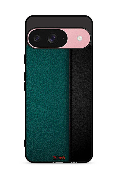 Tolwak غطاء حماية جلدي بنقشة لهاتف Google Pixel 9