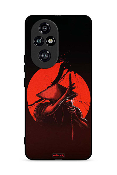 Tolwak غطاء حماية لهاتف Honor 200 Pro 5G بتصميم محارب السيف