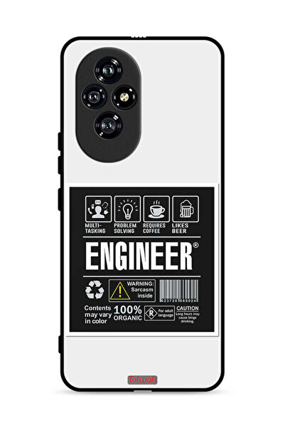 Tolwak غطاء حماية لهاتف Honor 200 5G، ملصق مهندس