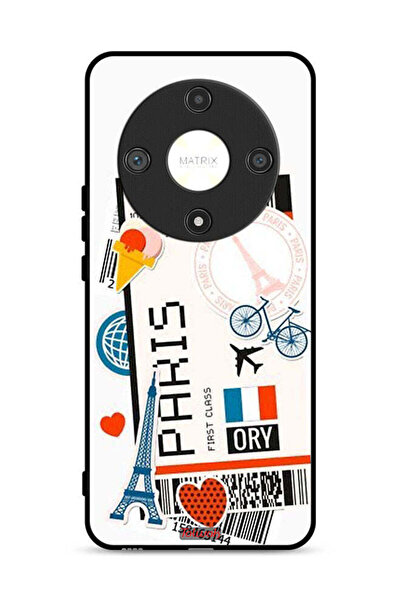 Tolwak غطاء حماية لهاتف Honor X9b 5G - ملصق باريس