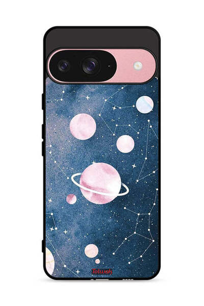 Tolwak غطاء حماية لجهاز Google Pixel 9 برسومات فنية فضائية