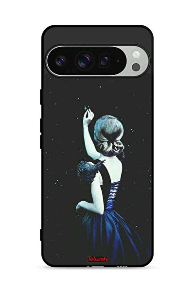 Tolwak غطاء حماية لهاتف Google Pixel 9 Pro بنقشة نجمة اللمس