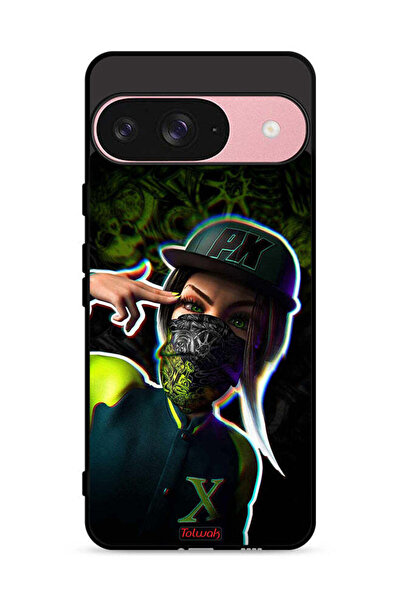 Tolwak غطاء حماية لهاتف Google Pixel 9 بتصميم فن جمالي للفتيات