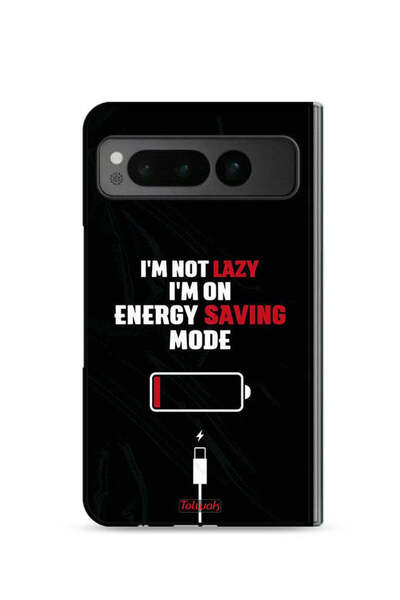 Tolwak غطاء حماية لهاتف Google Pixel Fold 5G "أنا لست كسولاً، أنا في وضع توفي...