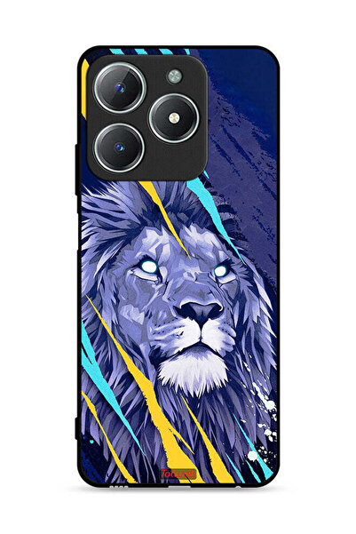 Tolwak غطاء حماية لهاتف Realme C61 4G بطبعة الأسد الملك