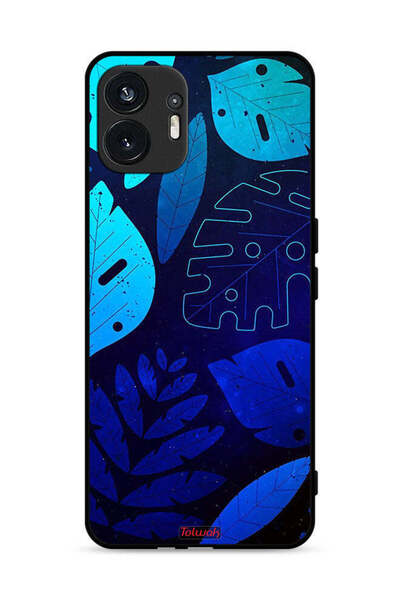 Tolwak Nothing Phone (2) 5G Protective Case Cover Leaves Pattern