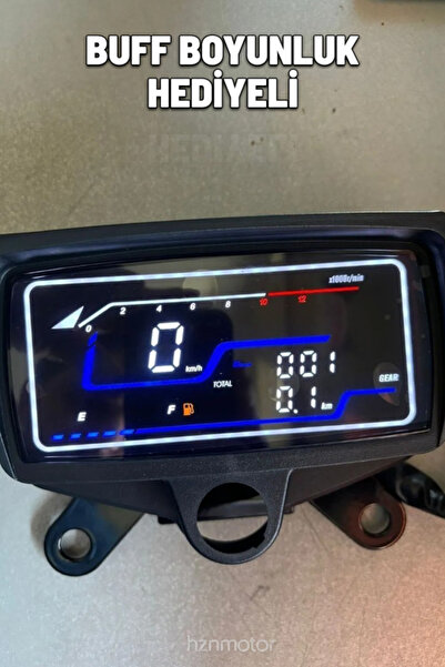 HZN MOTOR Cg Dijital Hayalet Ekran Kilometre Saati