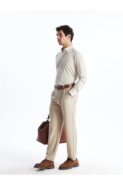 LC Waikiki Lcw Vision Beige Standard Fit Men's Trousers