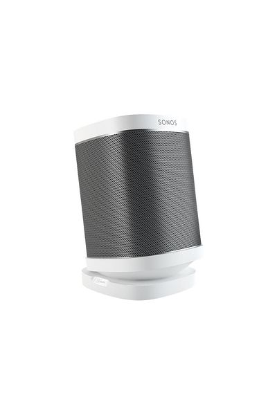 3 Vogels White Speaker Stand for Sonos One/Play:1