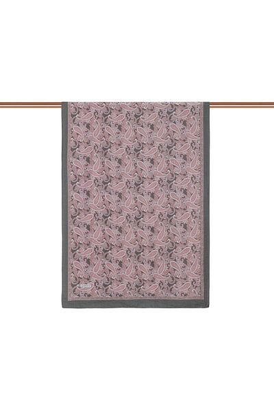 ipekevi Patterned Tensoft Shawl - Mesopotamia Patterned - Dusty Rose Smoked