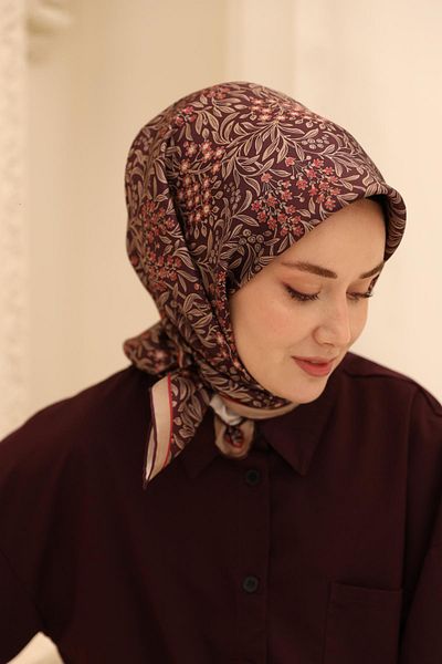 Silk Home Μεταξωτό μαντίλι Twill - 11464-05 Plum