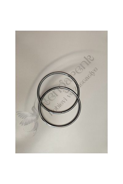 RENGARENK Round Metal Bag Handle 10cm Diameter