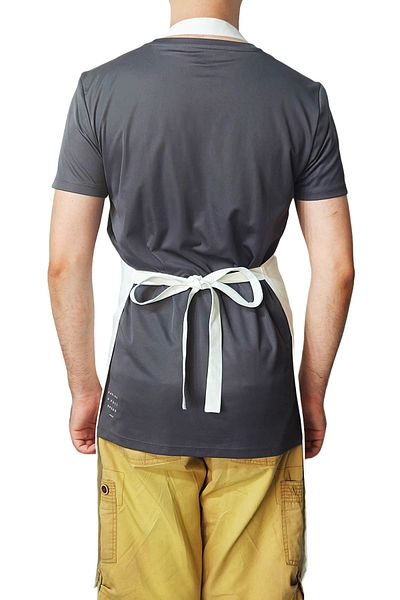 Ant Rotagrup Üniforma ve İş Elbiseleri Adjustable Ecru Kitchen Restaurant Chef Apron Without Pockets
