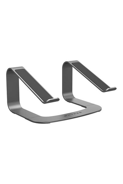 LogiLink HyperSpace Ergonomic Laptop Stand, Space Gray