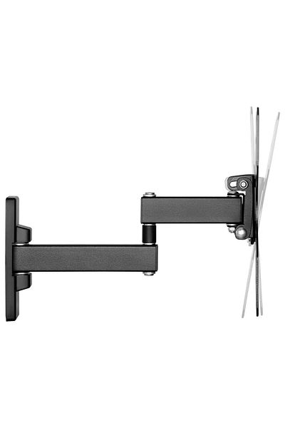 goobay Wall Mount TV Bracket, Tilt/Swivel, Black