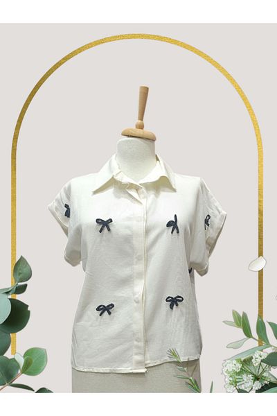 DENİZLİFE Bow detail shirt