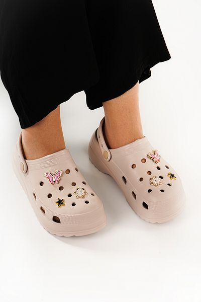 Babetty Orthopedic High Sole Hospital Nurse Doctor Sea Beach Pool Slippers with Stone Massage Sole