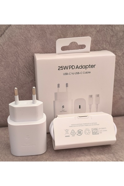 Kotenart Samsung Galaxy A23 A24 A25 A33 A34 A52 A53 A55 A54 A70 A71 A72 A73 Uyumlu Orj Hızlı Şarj Aleti Seti