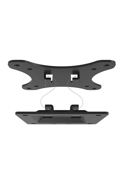 Digitus Fixed Wall Mount 18kg, Black, VESA Compatible