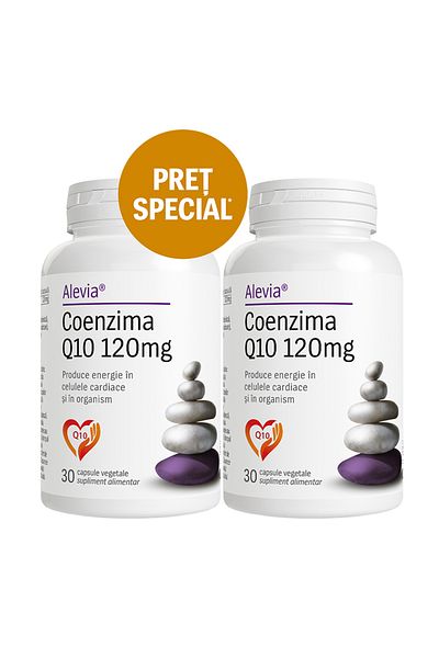 Alevia Coenzyme Q10 120mg Package 30+30cps,