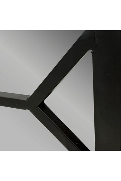 Gharaib Al Tuhaf Luxury Large Arched Mirror with Iron Frame - 180 x 90 cm