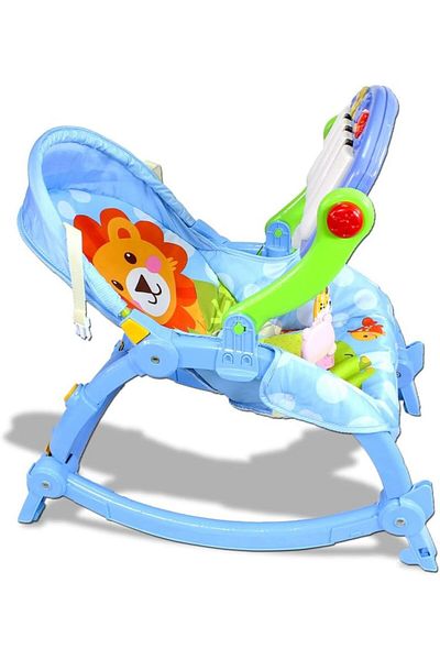 rexa Baby Rocking Pedal Gym Chair – Interactive Rocker with Toys & Pedal Activity (46 x 70 x 60 cm)