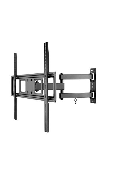 goobay Full Motion TV Wall Mount, Black, 70"