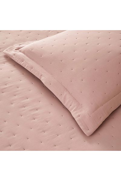 Taç Rita Double Bedspread Set Pudra